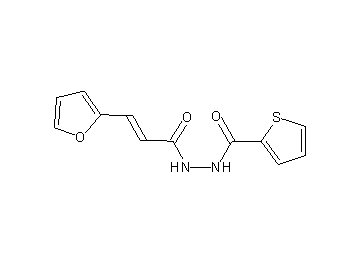 N'-[3-(2-furyl)acryloyl]-2-thiophenecarbohydrazide - Click Image to Close