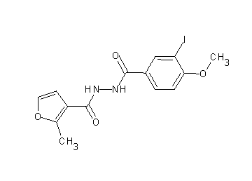 N'-(3-iodo-4-methoxybenzoyl)-2-methyl-3-furohydrazide - Click Image to Close
