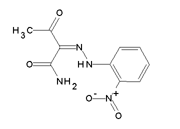 2-[(2-nitrophenyl)hydrazono]-3-oxobutanamide - Click Image to Close