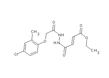 ethyl 4-{2-[(4-chloro-2-methylphenoxy)acetyl]hydrazino}-4-oxo-2-butenoate - Click Image to Close