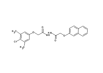 2-(4-chloro-3,5-dimethylphenoxy)-N'-[(2-naphthyloxy)acetyl]acetohydrazide - Click Image to Close