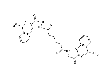 N'1,N'6-bis[(2-isopropylphenoxy)acetyl]hexanedihydrazide - Click Image to Close