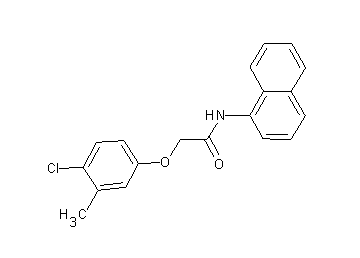 2-(4-chloro-3-methylphenoxy)-N-1-naphthylacetamide - Click Image to Close