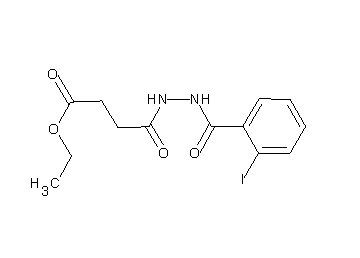 ethyl 4-[2-(2-iodobenzoyl)hydrazino]-4-oxobutanoate - Click Image to Close