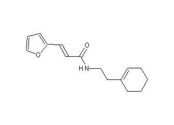N-[2-(1-cyclohexen-1-yl)ethyl]-3-(2-furyl)acrylamide - Click Image to Close