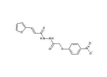3-(2-furyl)-N'-[(4-nitrophenoxy)acetyl]acrylohydrazide - Click Image to Close
