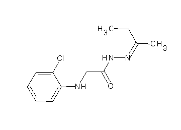 2-[(2-chlorophenyl)amino]-N'-(1-methylpropylidene)acetohydrazide (non-preferred name) - Click Image to Close