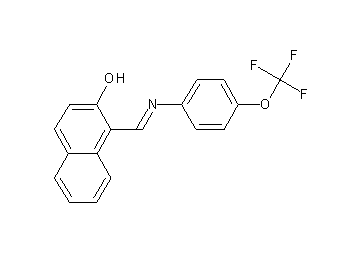1-({[4-(trifluoromethoxy)phenyl]imino}methyl)-2-naphthol