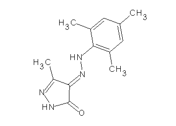 4-(mesitylhydrazono)-5-methyl-2,4-dihydro-3H-pyrazol-3-one - Click Image to Close