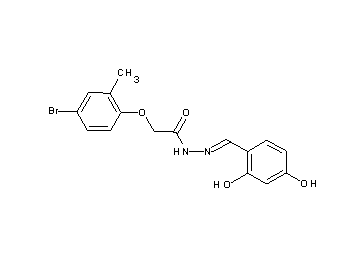 2-(4-bromo-2-methylphenoxy)-N'-(2,4-dihydroxybenzylidene)acetohydrazide - Click Image to Close