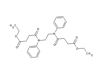 diethyl 4,4'-[1,2-ethanediylbis(phenylimino)]bis(4-oxobutanoate)