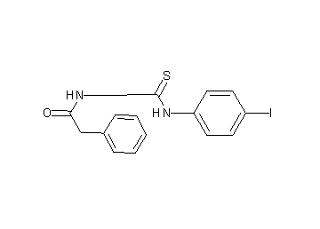N-{[(4-iodophenyl)amino]carbonothioyl}-2-phenylacetamide
