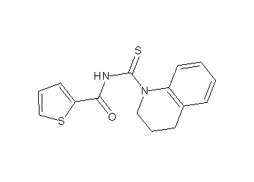 N-(3,4-dihydro-1(2H)-quinolinylcarbonothioyl)-2-thiophenecarboxamide