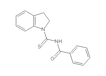 N-(2,3-dihydro-1H-indol-1-ylcarbonothioyl)benzamide