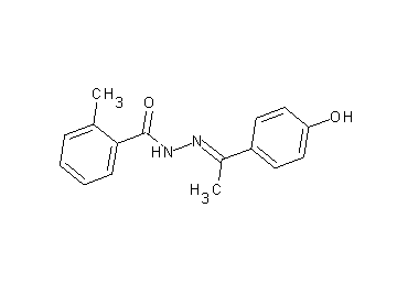 N'-[1-(4-hydroxyphenyl)ethylidene]-2-methylbenzohydrazide