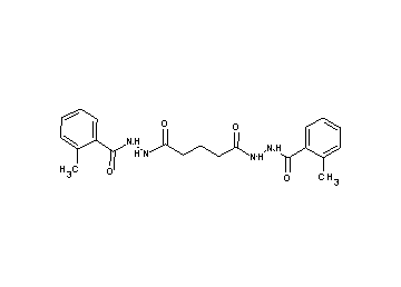 N'1,N'5-bis(2-methylbenzoyl)pentanedihydrazide - Click Image to Close