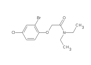 2-(2-bromo-4-chlorophenoxy)-N,N-diethylacetamide