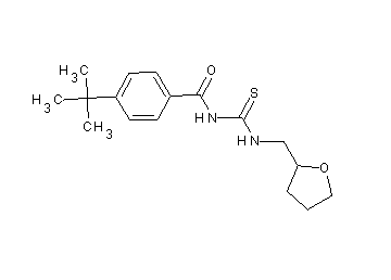 4-tert-butyl-N-{[(tetrahydro-2-furanylmethyl)amino]carbonothioyl}benzamide