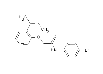 N-(4-bromophenyl)-2-(2-sec-butylphenoxy)acetamide