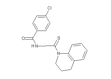 4-chloro-N-(3,4-dihydro-1(2H)-quinolinylcarbonothioyl)benzamide - Click Image to Close