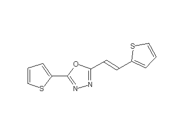 2-(2-thienyl)-5-[2-(2-thienyl)vinyl]-1,3,4-oxadiazole