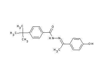 4-tert-butyl-N'-[1-(4-hydroxyphenyl)ethylidene]benzohydrazide