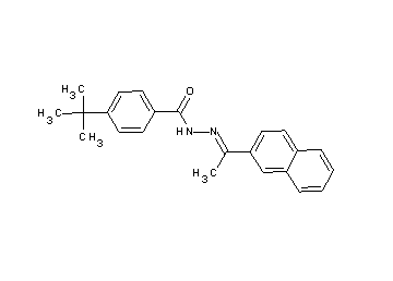 4-tert-butyl-N'-[1-(2-naphthyl)ethylidene]benzohydrazide
