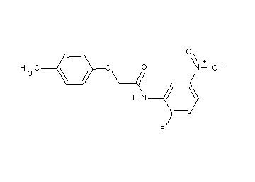 N-(2-fluoro-5-nitrophenyl)-2-(4-methylphenoxy)acetamide - Click Image to Close