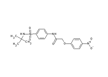 N-{4-[(tert-butylamino)sulfonyl]phenyl}-2-(4-nitrophenoxy)acetamide - Click Image to Close