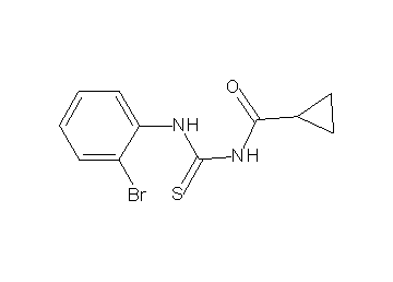 N-{[(2-bromophenyl)amino]carbonothioyl}cyclopropanecarboxamide - Click Image to Close