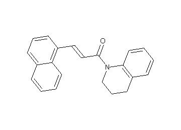 1-[3-(1-naphthyl)acryloyl]-1,2,3,4-tetrahydroquinoline - Click Image to Close