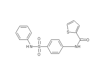N-[4-(anilinosulfonyl)phenyl]-2-thiophenecarboxamide - Click Image to Close