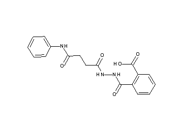 2-{[2-(4-anilino-4-oxobutanoyl)hydrazino]carbonyl}benzoic acid