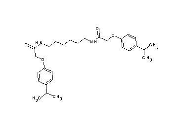 N,N'-1,6-hexanediylbis[2-(4-isopropylphenoxy)acetamide] - Click Image to Close