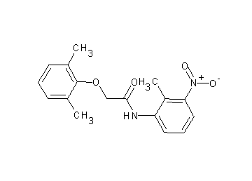 2-(2,6-dimethylphenoxy)-N-(2-methyl-3-nitrophenyl)acetamide - Click Image to Close