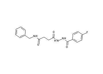 N-benzyl-4-[2-(4-fluorobenzoyl)hydrazino]-4-oxobutanamide - Click Image to Close