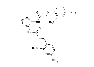 N,N'-1,2,5-oxadiazole-3,4-diylbis[2-(2,4-dimethylphenoxy)acetamide] - Click Image to Close