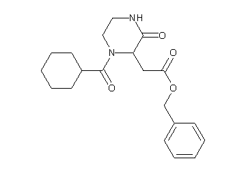 benzyl [1-(cyclohexylcarbonyl)-3-oxo-2-piperazinyl]acetate - Click Image to Close