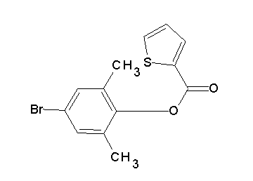 4-bromo-2,6-dimethylphenyl 2-thiophenecarboxylate - Click Image to Close
