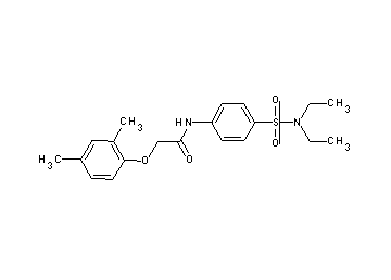 N-{4-[(diethylamino)sulfonyl]phenyl}-2-(2,4-dimethylphenoxy)acetamide - Click Image to Close