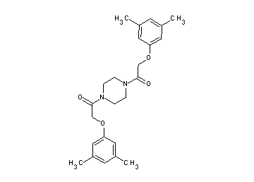 1,4-bis[(3,5-dimethylphenoxy)acetyl]piperazine - Click Image to Close