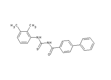 N-{[(2,3-dimethylphenyl)amino]carbonothioyl}-4-biphenylcarboxamide - Click Image to Close