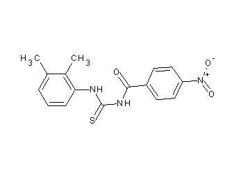 N-{[(2,3-dimethylphenyl)amino]carbonothioyl}-4-nitrobenzamide - Click Image to Close
