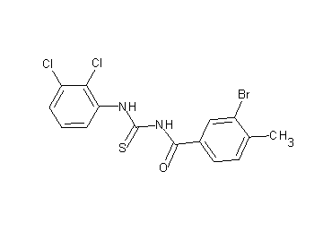 3-bromo-N-{[(2,3-dichlorophenyl)amino]carbonothioyl}-4-methylbenzamide