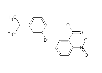 2-bromo-4-isopropylphenyl 2-nitrobenzoate - Click Image to Close