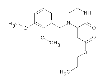 propyl [1-(2,3-dimethoxybenzyl)-3-oxo-2-piperazinyl]acetate - Click Image to Close