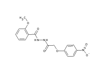 2-methoxy-N'-[(4-nitrophenoxy)acetyl]benzohydrazide - Click Image to Close