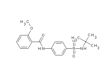 N-{4-[(tert-butylamino)sulfonyl]phenyl}-2-methoxybenzamide - Click Image to Close