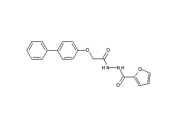 N'-[2-(4-biphenylyloxy)acetyl]-2-furohydrazide - Click Image to Close