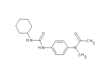 N-(4-{[(cyclohexylamino)carbonyl]amino}phenyl)-N-methylacetamide - Click Image to Close